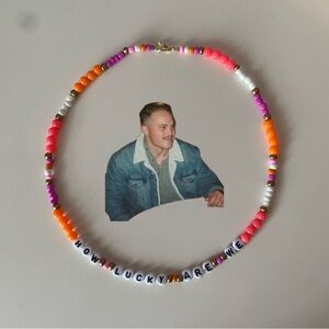 Zach Bryan inspired beaded necklace